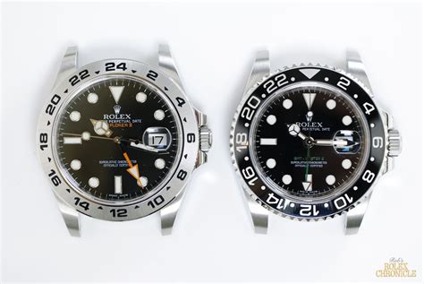 rolex explorer ii series difference|rolex explorer ii size comparison.